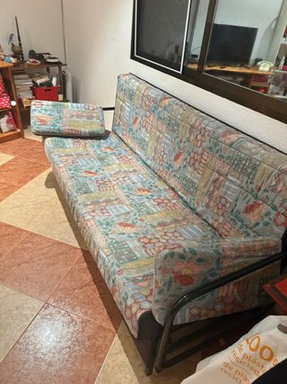 Sofá Cama Tela Multicolor