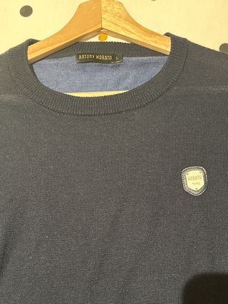 Jersey Antony Morato Azul y Gris Talla L