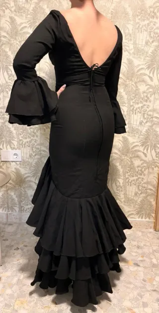 Traje Gitana Talla 36 Negro