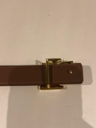 Cinturón Ralph Lauren Marrón Dorado