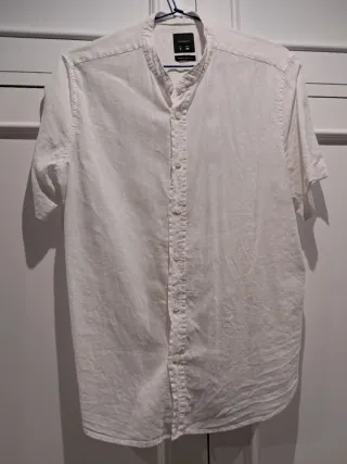 2 Camisas Cuello Mao hombre/ niño