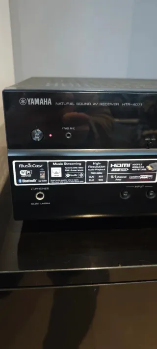 Receptor AV Yamaha HTR-4071 Negro