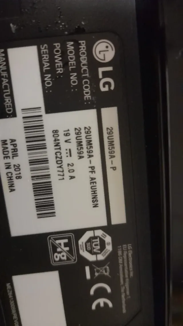 Monitor LG 29UM59A-P recambios