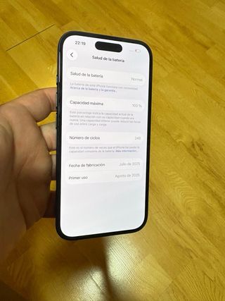 iPhone 16 100% Batería