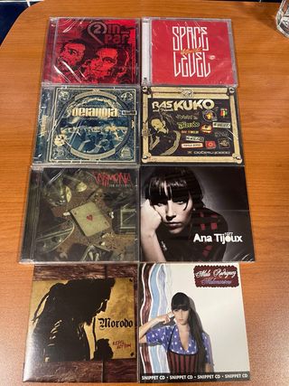 Lote 8 CDs Rap Hip Hop Nacional. Nuevos a estrenar