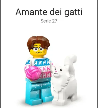 Lego Minifigures Serie 27 - Amante dei gatti