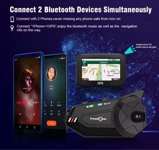 Freedconn R1-PLUS Intercomunicador Moto