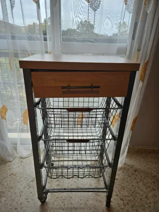 Mueble Cocina Cajoneras Metálicas Madera