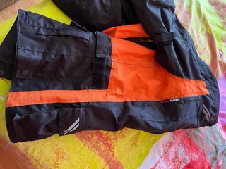 Chaqueta Moto Negra/Naranja Talla XL. A estrenar.