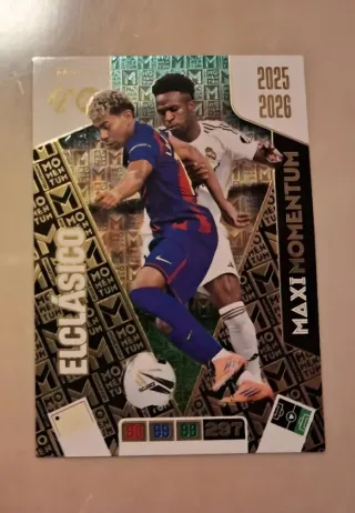 Carta Panini El Clásico Momentum 2025-2026