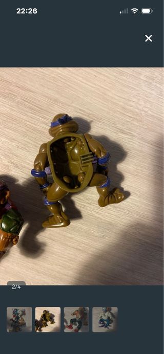 Personaggi Ninja Turtles Vintage