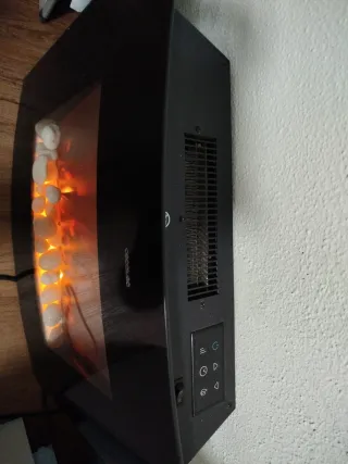 Chimenea Eléctrica Cecotec Negra