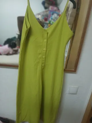 Mono verde con botones