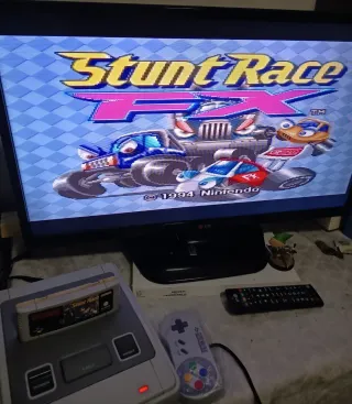 Stunt Race FX Super Nintendo PAL