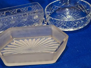 3 Piezas de Cristal Decorativo