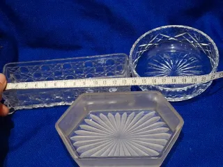 3 Piezas de Cristal Decorativo