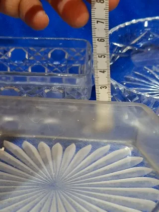 3 Piezas de Cristal Decorativo