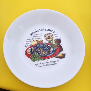 Vajilla de porcelana para Mejillones Limoges