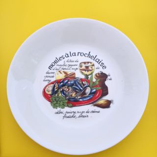 Vajilla de porcelana para Mejillones Limoges