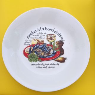 Vajilla de porcelana para Mejillones Limoges