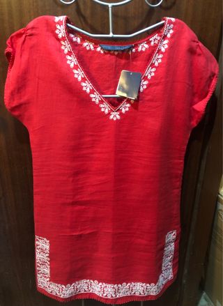 Vestido Verano Zara Bordado