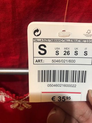 Vestido Verano Zara Bordado