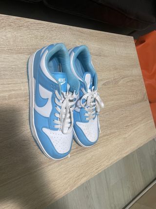Zapatillas Nike Dunk Low Azul y Blanco Talla 40