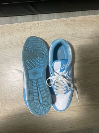 Zapatillas Nike Dunk Low Azul y Blanco Talla 40