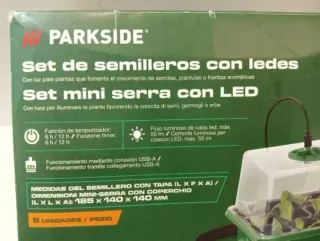 Invernadero Interior Luz PARKSIDE