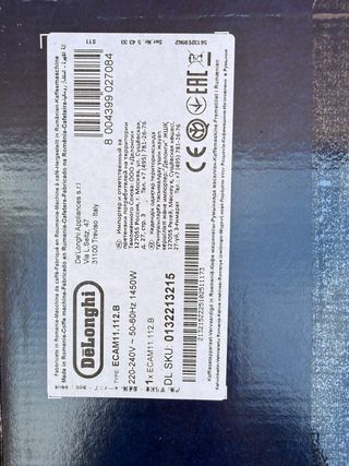 Cafetera DeLonghi Magnifica S Negra