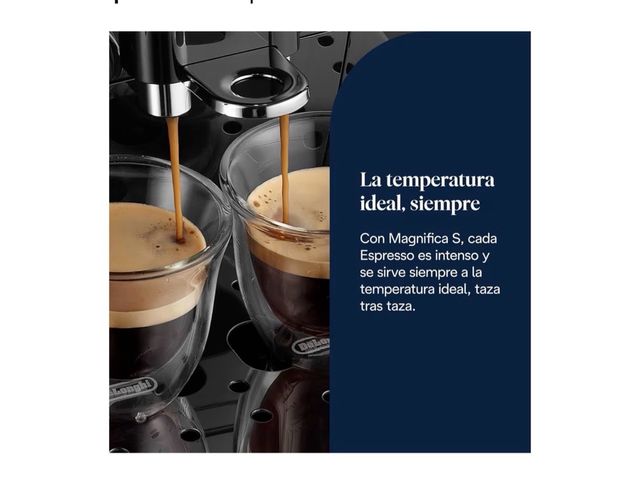 Cafetera DeLonghi Magnifica S Negra