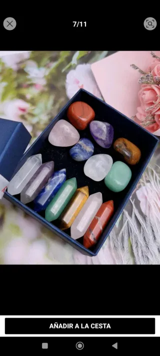 Set minerales naturales caja regalo