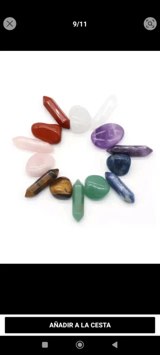 Set minerales naturales caja regalo