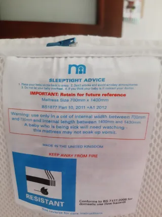 Colchón maxi cuna/ cama 70x140