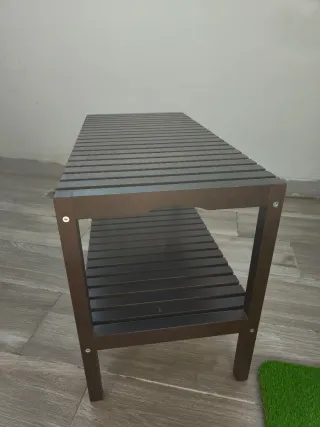 Banco IKEA MOLGER de madera 2 niveles