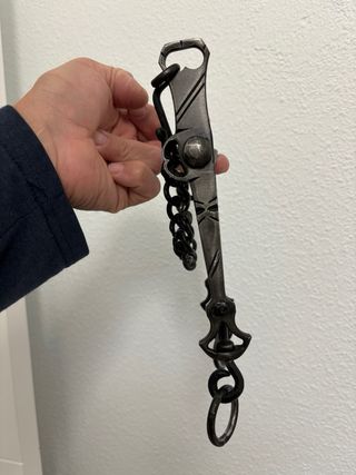 Bocado vaquero forjado a mano hecho por JM Morón