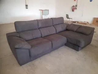 Sofá Chaiselongue Acomodel Gris