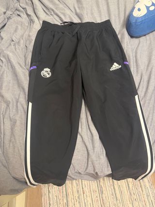 Pantalón Chándal Real Madrid Adidas Negro