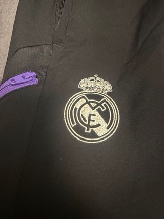 Pantalón Chándal Real Madrid Adidas Negro