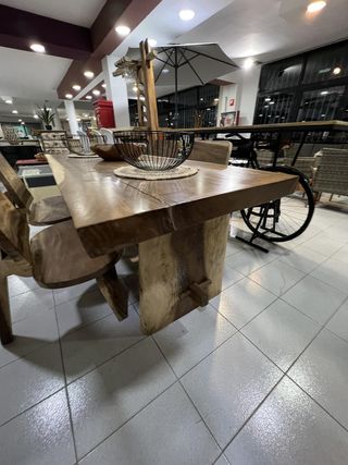 Mesa Rústica Comedor Madera