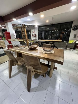 Mesa Rústica Comedor Madera