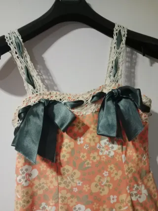 Vestido Flamenca Talla S Volantes