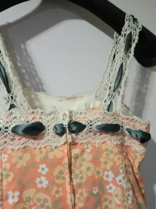 Vestido Flamenca Talla S Volantes