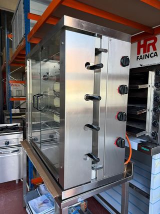 Asador de pollos profesional segundamano a gas