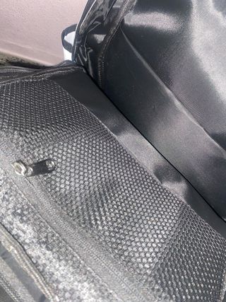 Mochila The North Face Negra y Blanca