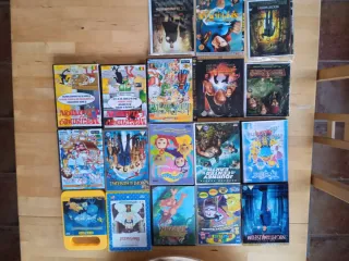 Lote DVDs Dibujos Animados Disney y Más