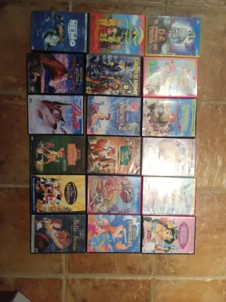 Lote DVDs Dibujos Animados Disney y Más