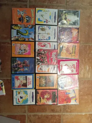 Lote DVDs Dibujos Animados Disney y Más