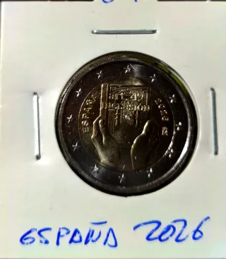 Moneda 2 euros España 2026