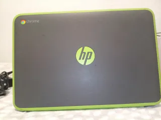 Portátil HP Chromebook Negro y Verde